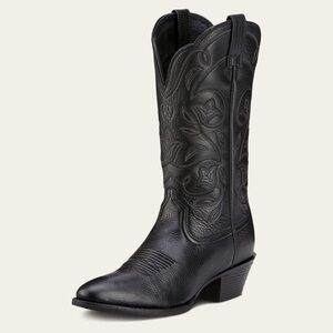 Ariat Women's Black Deertan Western Leather Boot
